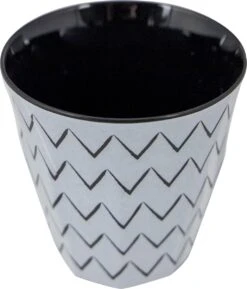 Bo-Camp Servies - Mix & Match - 16 Delig - Zwart/Wit -Camping Korting 1027x1200 1