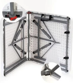 Toboli Klaptafel 120x60x74cm Campingtafel Wit; Bijzettafel, Inklapbare Tafel - Multistrobe 7 Toboli Klaptafel 120x60x74cm Campingtafel Wit; Bijzettafel, Inklapbare Tafel - Multistrobe -Camping Korting 1063x1200 1