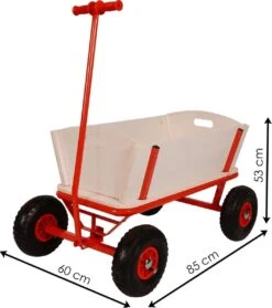 Benson Bolderkar - Bolderwagen Hout - Strandwagen - Kinderen - Boodschappenkar -Camping Korting 1064x1200 2