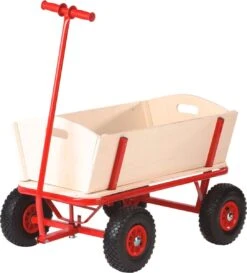 Benson Bolderkar - Bolderwagen Hout - Strandwagen - Kinderen - Boodschappenkar -Camping Korting 1085x1200