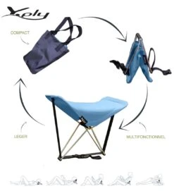 Y-ply Ruggensteuntje - Strandstoel - Opvouwbaar - Rood -Camping Korting 1095x1200