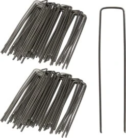 Relaxdays 100x Gronddoekpen - Grondanker - Haring - Gronddoekhaak - Grondhaken - 2mm