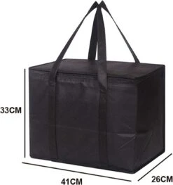 Merkloos 2 Stuks Geïsoleerde Koeltas Met Bodemplaat - Zwart -Camping Korting 1129x1200 2