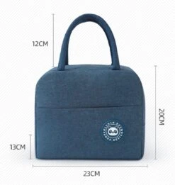 Merkloos Koeltas Lunch - Lunchtas Volwassenen - Kinderen - Lunchtrommel - Picknicktas - Koelzak - Coolbag - Waterdicht - Lunchtas - Koeltasje - Donker Blauw -Camping Korting 1135x1200 2