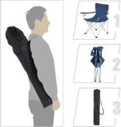 Set Van 2 Opvouwbare Campingstoelen, Klapstoelen Voor Buiten, Comfortabel, Met Armleuningen En Bekerhouders, Stabiel Frame, Draagvermogen 120 Kg - Blauw 12 Set Van 2 Opvouwbare Campingstoelen, Klapstoelen Voor Buiten, Comfortabel, Met Armleuningen En Bekerhouders, Stabiel Frame, Draagvermogen 120 Kg - Blauw -Camping Korting 1146x1200