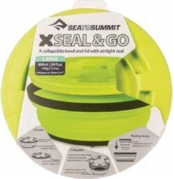 Sea To Summit X-Seal & Go Campingservies Inklapbaar - Schaal - Large - Lime -Camping Korting 1157x1200