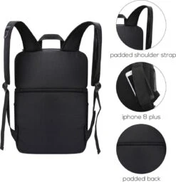 Koeltas Rugzak (28L) - Geschikt Voor 16 Blikjes - Lunchtas Voor Dames En Heren - Zwart -Camping Korting 1159x1200 4