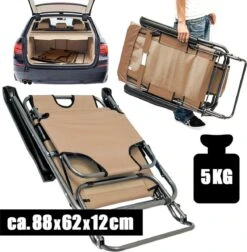 Ligstoel Opvouwbaar 155x60cm - Lichte Ligbed Relaxstoel Tuinstoel Campingstoel Strandstoel -Camping Korting 1176x1200 1