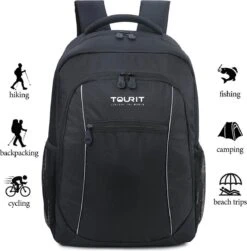 Koelrugtas - 23L - Wandelrugzak - Dagrugzak - Outdoor Rugzak - Dames & Heren - Zwart -Camping Korting 1179x1200 4