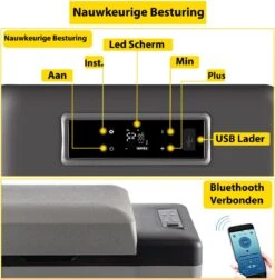 Vevor Auto Koelbox - Mini Koelkast Vriezer - Draagbare Vriezer/Koelkast - Elektrische Koelbox - Mini Vriezer - Auto Koelkast - 35 Liter - Tot -20˚C - 12V/240V - Grijs 8 Vevor Auto Koelbox - Mini Koelkast Vriezer - Draagbare Vriezer/Koelkast - Elektrische Koelbox - Mini Vriezer - Auto Koelkast - 35 Liter - Tot -20˚C - 12V/240V - Grijs -Camping Korting 1181x1200 1