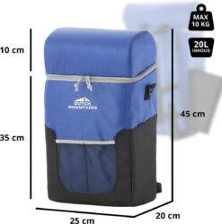 Dutch Mountains Koeltas Rugzak | Cooler Backpack 20 Liter | Picknicktas | Lunchtas | Koelrugzak | Strandtas | Blauw 11 Dutch Mountains Koeltas Rugzak | Cooler Backpack 20 Liter | Picknicktas | Lunchtas | Koelrugzak | Strandtas | Blauw -Camping Korting 1184x1200 7