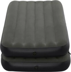 Bestway 3-in-1 Luchtbed - Connect - Zwart - 188x99cm - PVC/Polyester - Single, Double Single En Twin Opblaasbed - Tritech Materiaal - I-Beam Constructie -Camping Korting 1187x1200