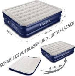 OlarHike Queen Size Luchtmatras Met Geïntegreerde Elektrische Pomp, Zelfopblazend Luchtbed, Voor 2 Personen, Premium Gastenbed, Opblaasbaar Matras Voor Camping Of Thuisgebruik, 203 X 152 X 46 Cm -Camping Korting 1192x1200 5