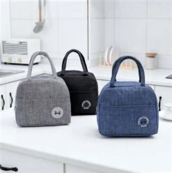 Koeltas - Lunchtas - Volwassenen En Kinderen - Compact & Handig: Zomer - Picknick -School - Lunch - Werk - Klassiek Grijs -Camping Korting 1196x1200 13