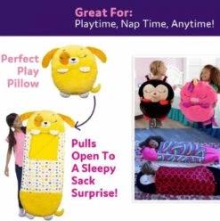 Draak Slaapzak -160 Cms | Kinderslaapzak | Slaapzak Junior | Nappers | Children Sleeping Bag | Kinderen Slaapzak | Super Soft 2 In 1 Fun Pillow &Sleepy For Boys | Draak Slaapzak | Zachte Slaapzak | Knuffel Slaapzak | 2 In 1 Slaapzak | Kinderen -Camping Korting 1197x1200 24