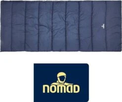NOMAD® Brisbane Slaapzak | 205x80cm Blauw | Lichtgewicht & Kwalitatief | Dekenmodel Slaapzak | Incl Hoes -Camping Korting 1200x1010 1