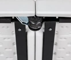 Casaria Tuintafel Opvouwbaar – Met Draaggreep 220x70 Cm – Wit -Camping Korting 1200x1015