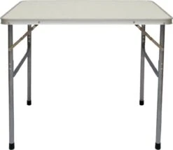 Alu Campingtafel 70x55cm - Inklapbbar Kampeertafel - Picknicktafel Licht Vouwtafel Klaptafel Grijs -Camping Korting 1200x1041