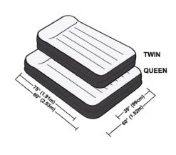 Intex Luchtbed - 2 Persoons - 203x152x42cm -Camping Korting 1200x1055