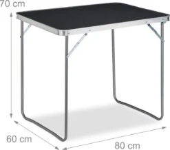 Relaxdays Campingtafel Inklapbaar - Aluminium Klaptafel - Vouwtafel Camping - Koffermodel -Camping Korting 1200x1057 1
