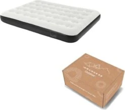 Orange85 Luchtbed - Tweepersoons - Met Reparatieset - Zwart - Grijs -Camping Korting 1200x1059 1