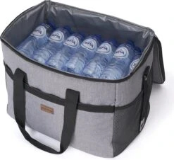 Packaway 4 Laags Geïsoleerde Koeltas - Lunchtas 40 Liter - Grijs -Camping Korting 1200x1099 2