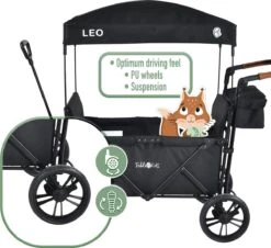 FableKids LEO X2 Lite Opvouwbare Handkar Met Dak Onyx Zwart 23 FableKids LEO X2 Lite Opvouwbare Handkar Met Dak Onyx Zwart -Camping Korting 1200x1100 2