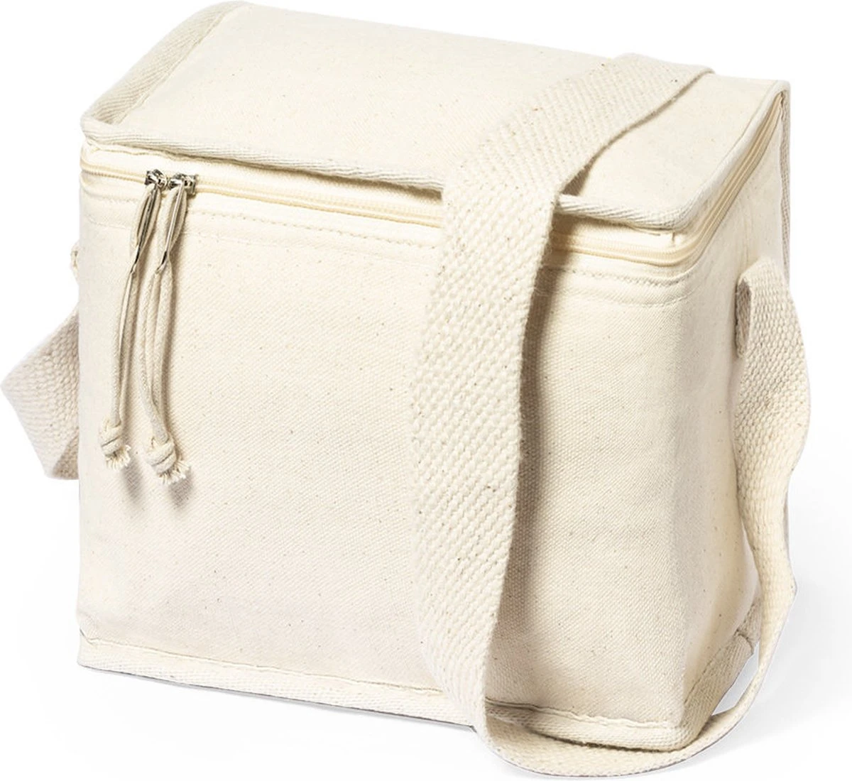 Merkloos Koeltas - Lunchtas - Koeltasje Lunch - Koelelementen - Isolatie - Volwassenen - Dames - Heren - 17 X 22 Cm - Katoen - Gebroken Wit 2 Merkloos Koeltas - Lunchtas - Koeltasje Lunch - Koelelementen - Isolatie - Volwassenen - Dames - Heren - 17 X 22 Cm - Katoen - Gebroken Wit - Afbeelding 2