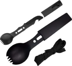 Lynnz® Spork 7 In 1 - Camping Bestek - Campingbestek - Campingservies - Reisbestek - Bestek To Go - Jachtmes - Rambomes -Camping Korting 1200x1104 6