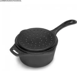 Petromax KR1 Gietijzeren Steelpan Met Deksel (1 Liter) -Camping Korting 1200x1114 1