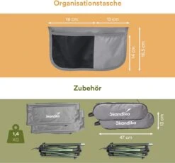 Skandika Campingstoel Compact SET – Campingstoelen – Campingstoel Tot 150 Kg Belastbaar - Kampeerstoel, Visstoel, Kleine Pakmaat, Opvouwbaar, Stabiel, Licht, Comfortabel Gepolsterd – Draagtas Meegeleverd – Vouwstoel – Kampeermeubelen – Grijs 13 Skandika Campingstoel Compact SET – Campingstoelen – Campingstoel Tot 150 Kg Belastbaar - Kampeerstoel, Visstoel, Kleine Pakmaat, Opvouwbaar, Stabiel, Licht, Comfortabel Gepolsterd – Draagtas Meegeleverd – Vouwstoel – Kampeermeubelen – Grijs -Camping Korting 1200x1117