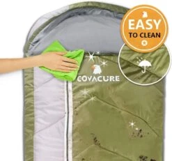 COVACURE 1.5/0.8kg Slaapzak, 3 Seizoenen Ultra Warm & Lichtgewicht Slaapzak Voor Volwassenen, Envelop Compacte Outdoor Slaapzakken Met Draagbare Compressie Tas Voor Camping, Rugzakken, Wandelen... -Camping Korting 1200x1120 3