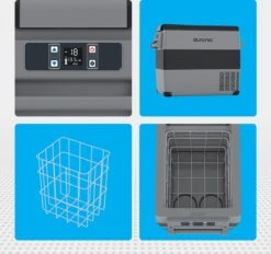 Auronic Elektrische Koelbox - 49.5L - Compressor - 12V En 240V - Grijs -Camping Korting 1200x1129 2