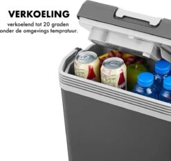 MOA - Thermo-elektrische Koelbox - Met Verwarmingsfunctie - 12V En 230V - 22 Liter - Grijs -ECW22 -Camping Korting 1200x1130 2