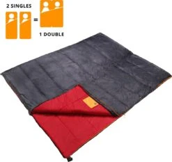 Dutch Mountains Slaapzak Tholen - 200 X 80cm - Aanritsbaar - Slechts 1140 Gram – Polyester - Tochtstrip En Compressiehoes -Camping Korting 1200x1132 1
