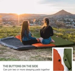 ETROL Camping Slaapmat-2-in-1 Zelfopblazende Kampeermat Met Kussen (78"x 28"), Lichtgewicht, Dik 4"compact Kussen, Geschikt Voor Zelfrijdende Reizen, Lekvrije, Waterdichte Tent -Camping Korting 1200x1141 2