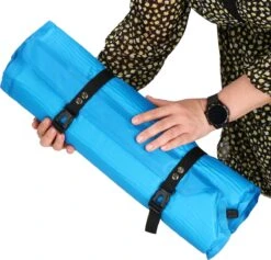 Springos Slaapmat | Zelfopblazend | 186 Cm | Inclusief Hoes & Hoofdkussen | Lichtblauw -Camping Korting 1200x1149 2