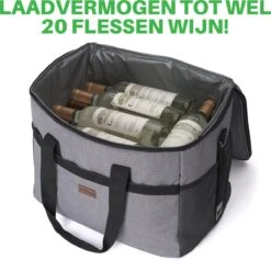 Packaway 4 Laags Geïsoleerde Koeltas - Lunchtas 40 Liter - Grijs -Camping Korting 1200x1149 3