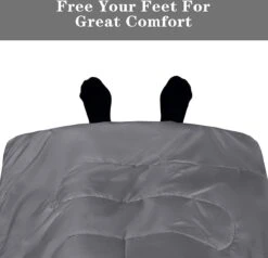 Meisterhome® Mummy Slaapzak - Kamperen - Antraciet - Ca. 220 X 75 Cm - Incl. Draagtas -Camping Korting 1200x1157