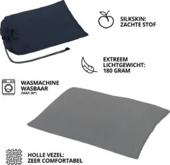 Dutch Mountains Slaapzak Goeree XL - Kussen 25x15cm - 220x90cm Katoenen Slaapzak - Tochtstrip 13 Dutch Mountains Slaapzak Goeree XL - Kussen 25x15cm - 220x90cm Katoenen Slaapzak - Tochtstrip -Camping Korting 1200x1163