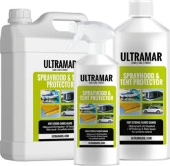 Ultramar - Sprayhood & Tent Protector 2,5L - Impregneermiddel Voor Bootkap, Tent, Cabriodak - Maakt Waterdicht En Geeft Extra Bescherming -Camping Korting 1200x1172 3