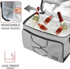 Bomoe Opvouwbare Koeltas IceBreezer KT43 - Koelbox Voor Onderweg - 43x32x28 Cm - 45 Liter - Picknicktas Perfect Voor Barbecues Of Festivals -Camping Korting 1200x1176 11