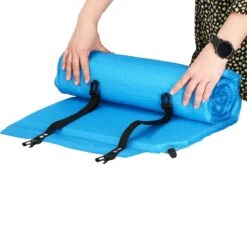 Springos Slaapmat | Zelfopblazend | 186 Cm | Inclusief Hoes & Hoofdkussen | Lichtblauw -Camping Korting 1200x1176 7