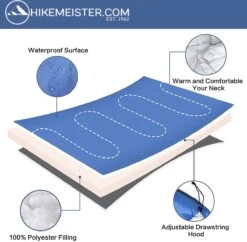 HikeMeister ® Mummy Slaapzak Kamperen Blauw Ca. 220 X 75 Cm Met Draagtas 7 HikeMeister ® Mummy Slaapzak Kamperen Blauw Ca. 220 X 75 Cm Met Draagtas -Camping Korting 1200x1177