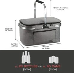 Bomoe Koeltas Picknickmand Opvouwbaar IceBreezer K47 - 47x27x26 Cm - 32 Liter- Perfect Voor Barbecues Of Boodschappen 12 Bomoe Koeltas Picknickmand Opvouwbaar IceBreezer K47 - 47x27x26 Cm - 32 Liter- Perfect Voor Barbecues Of Boodschappen -Camping Korting 1200x1189 8