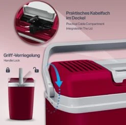 Tillvex- Koelbox, Coolbox, 24 Liter, Rood -Camping Korting 1200x1190 14