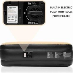 Merkloos Avenli 88030 Hoog Verhoogd Gevlokt Luchtbed | Queensize | Ingebouwde Pompen | Snelle En Gemakkelijke Inflatie -Camping Korting 1200x1196 16