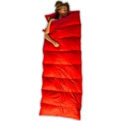 LOWLAND OUTDOOR® Donzen Slaapzak - Companion Economy - 210x80 Cm - Rood -Camping Korting 1200x1196 4