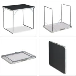 Relaxdays Campingtafel Inklapbaar - Aluminium Klaptafel - Vouwtafel Camping - Koffermodel -Camping Korting 1200x1198 3