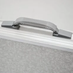 Aluminium Kampeertafel 120x60cm - Campingtafel Inklapbaar - 3-voudig Verstelbare Vouwtafel Grijs 8 Aluminium Kampeertafel 120x60cm - Campingtafel Inklapbaar - 3-voudig Verstelbare Vouwtafel Grijs -Camping Korting 1200x1198 4